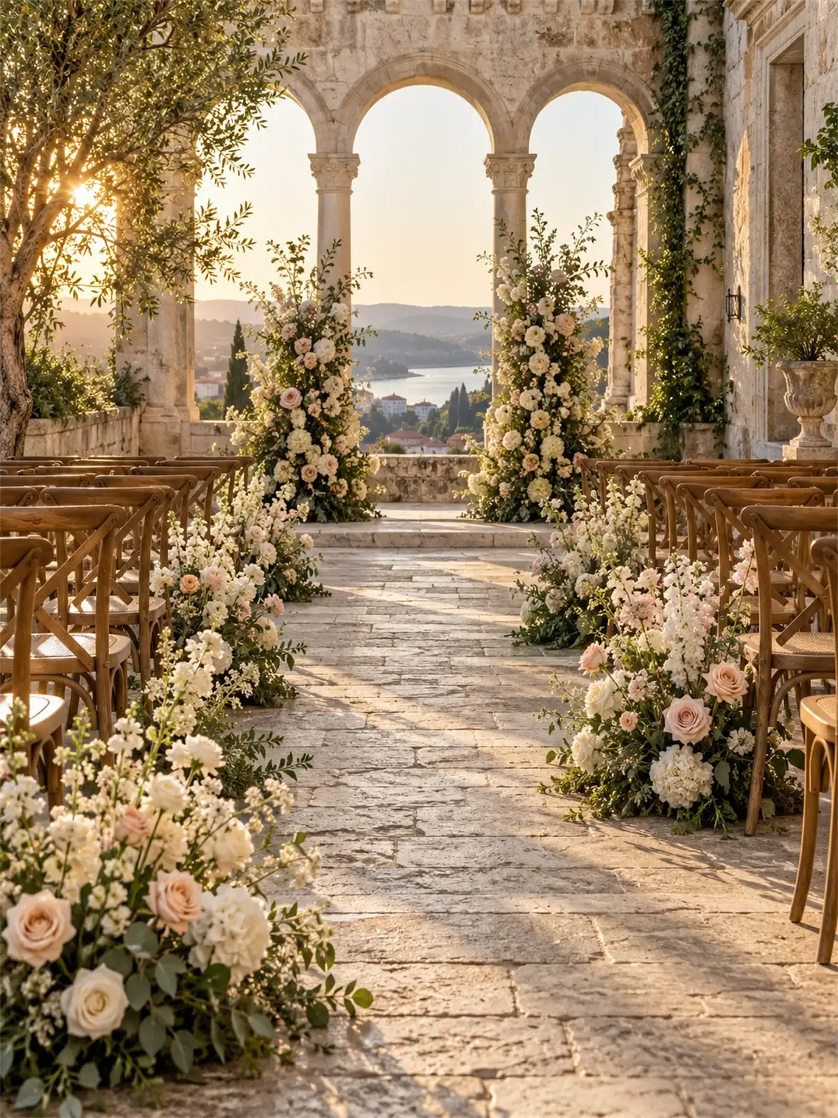 Decoração floral de cerimónia